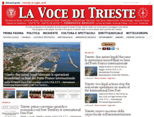 Tablet Screenshot of lavoceditrieste.net